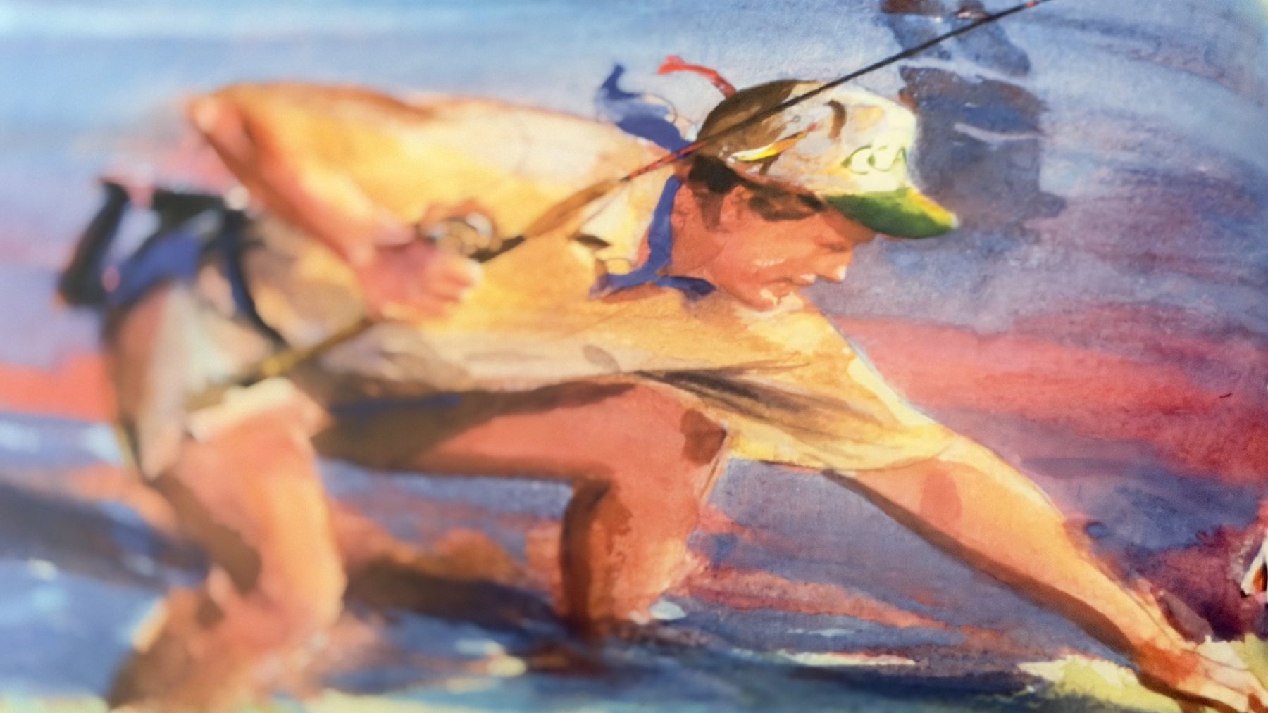 Watercolor wader